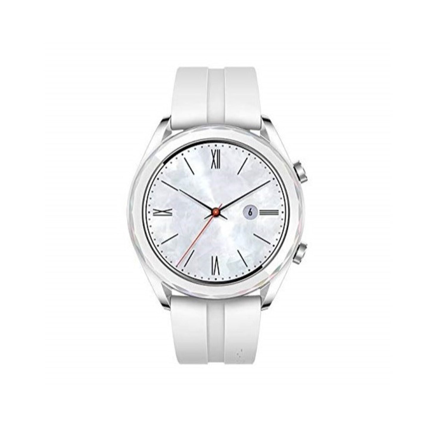 Huawei Watch GT - 42 mm - Stainless Steel White Strap