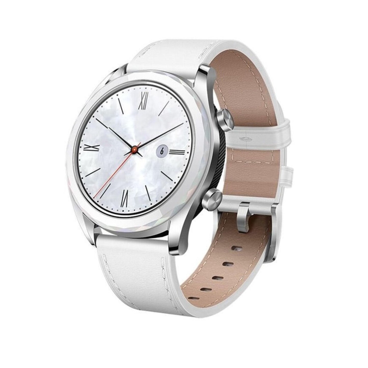 Huawei Watch GT - 42 mm - Stainless Steel White Strap