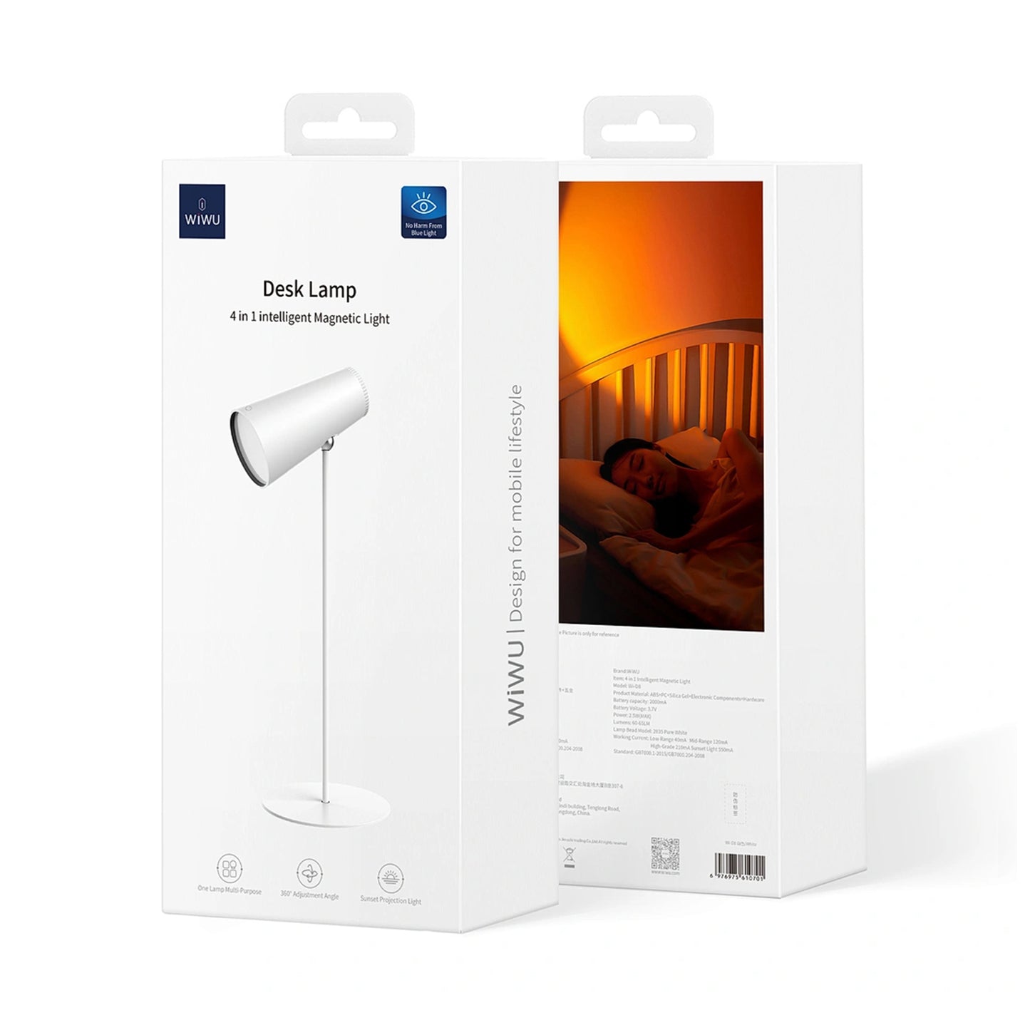 WIWU Desktop Light Adjustable Brightness reading Light