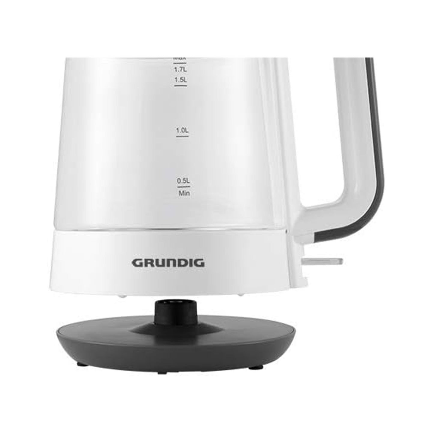 Grundig Kettle Glass 1.7L 2400W Black, White