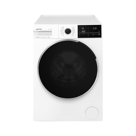 SMEG Washer Front Load 9KG 1600 RPM White