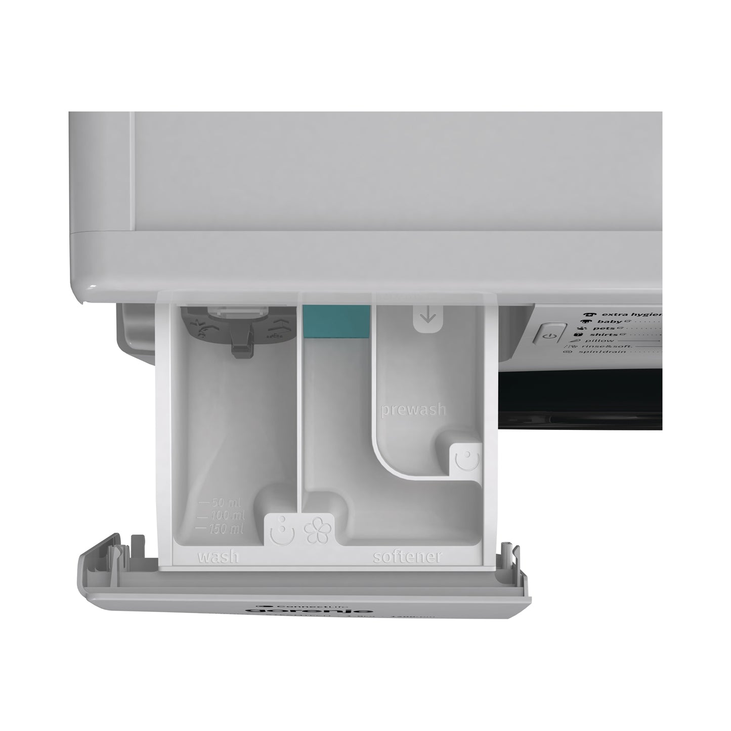 GORENJE Washer Front Load 8KG 1200Rpm Inverter Steam Silver