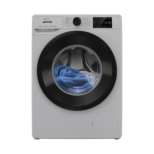 GORENJE Washer Front Load 8KG 1200Rpm Inverter Steam Silver