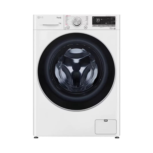 LG Washer 11Kg Front Load 1400RPM White