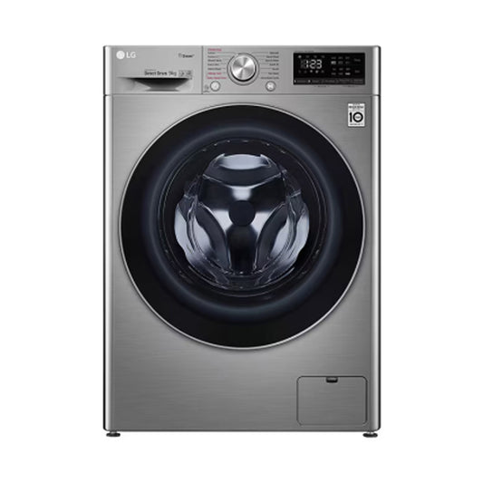 LG Washer 8Kg Front Load 1400 RPM Silver