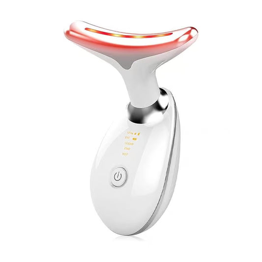 Facial & Neck Massager LED Therapy Bisonix