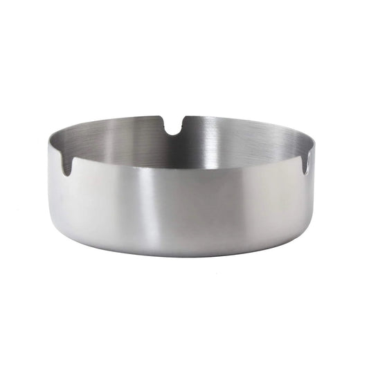 ASHTRAY SILVER 10CM