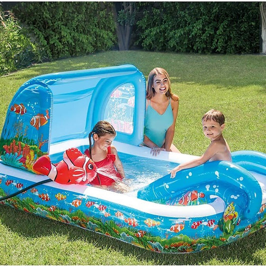 Clownfish Inflatable Play Center 226 X 145 X 104 Cm Intex