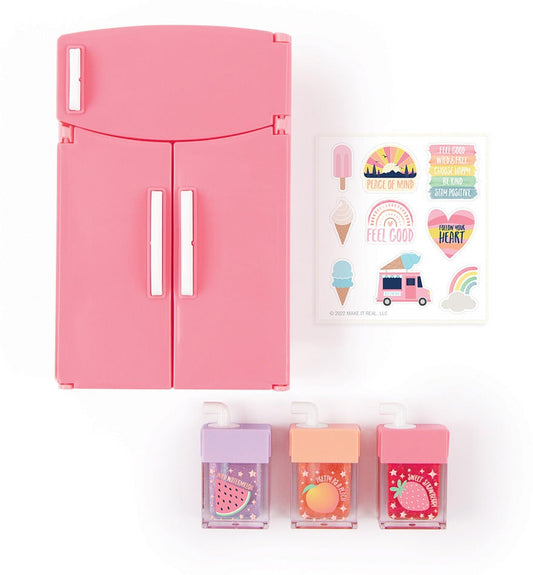 Make It Real 3C4G Mini Fridge Lip Gloss Set Make It Real