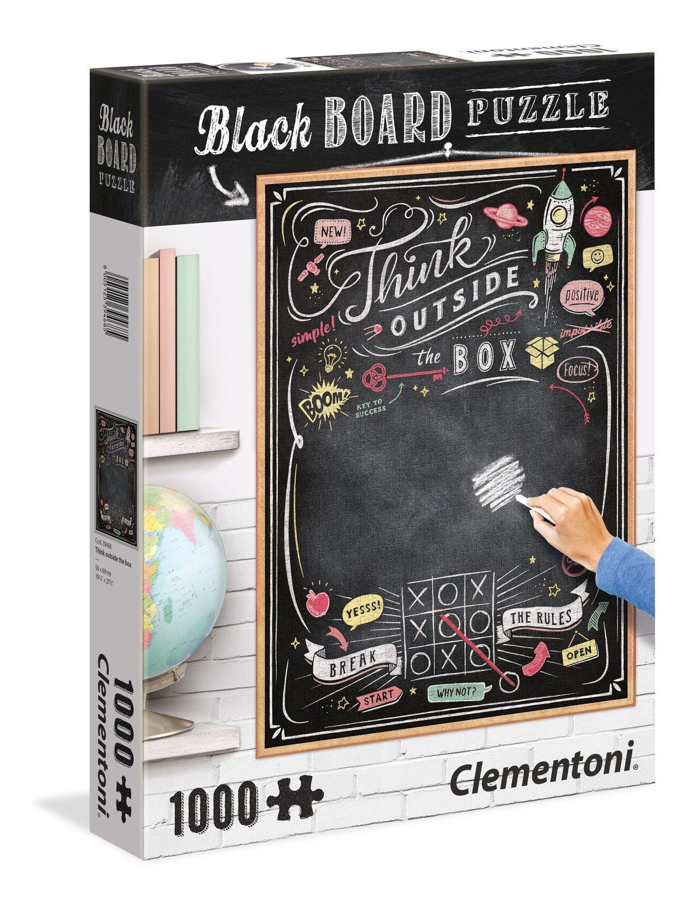 Clementoni Puzzle Black Board 1000 Pcs Clementoni
