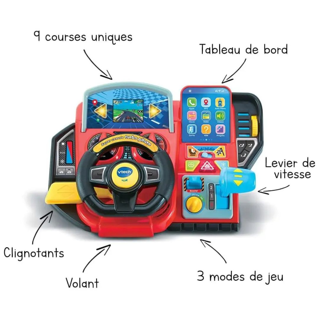 Vtech Super Console Turbo Pilot French Vtech
