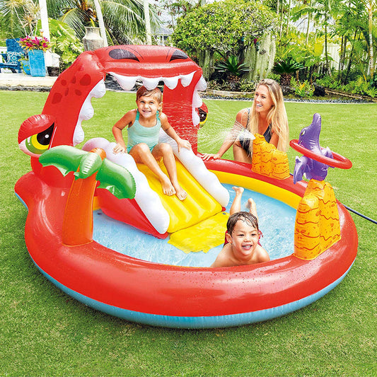 Dino Playcenter 196 X 170 X 107 Cm Intex
