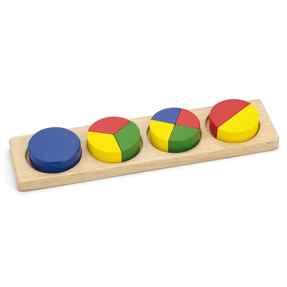 Mathematics Round Blocks - Atelier Du Bois wooden learning toy