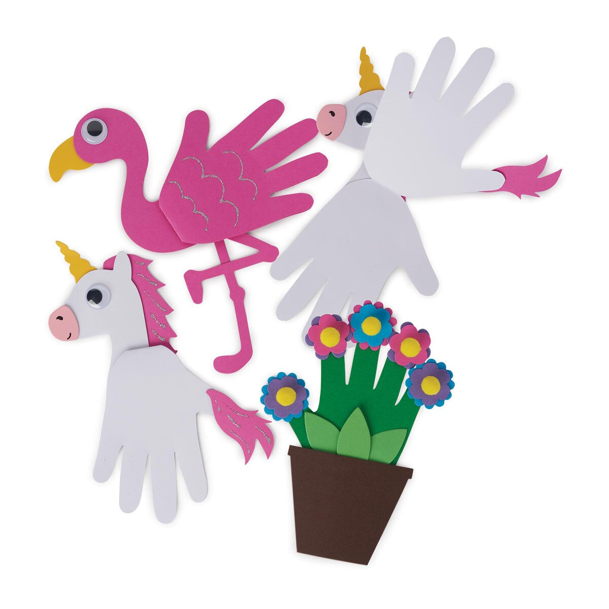ELC Handprint Flower Pot Craft Set Early Learning Centre