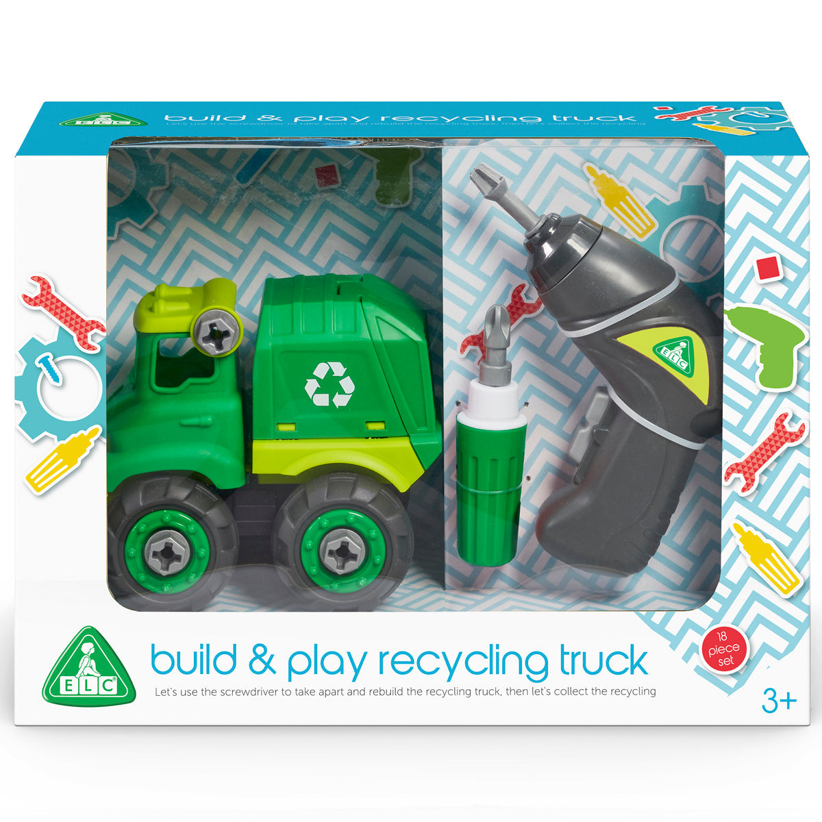 Build and Play Recycling Truck Early Learning Centre