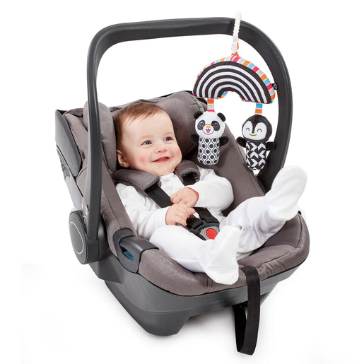 Black & White Baby Wind Chimes Sensory Pram Toy