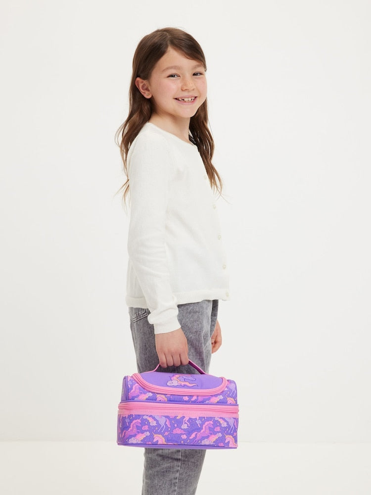Smiggle Purple Unicorn Lunch Bag Smiggle