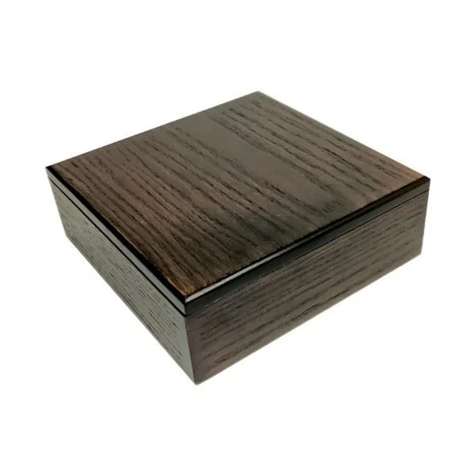 TEA BOX WOOD WENGE 23X23X8CM