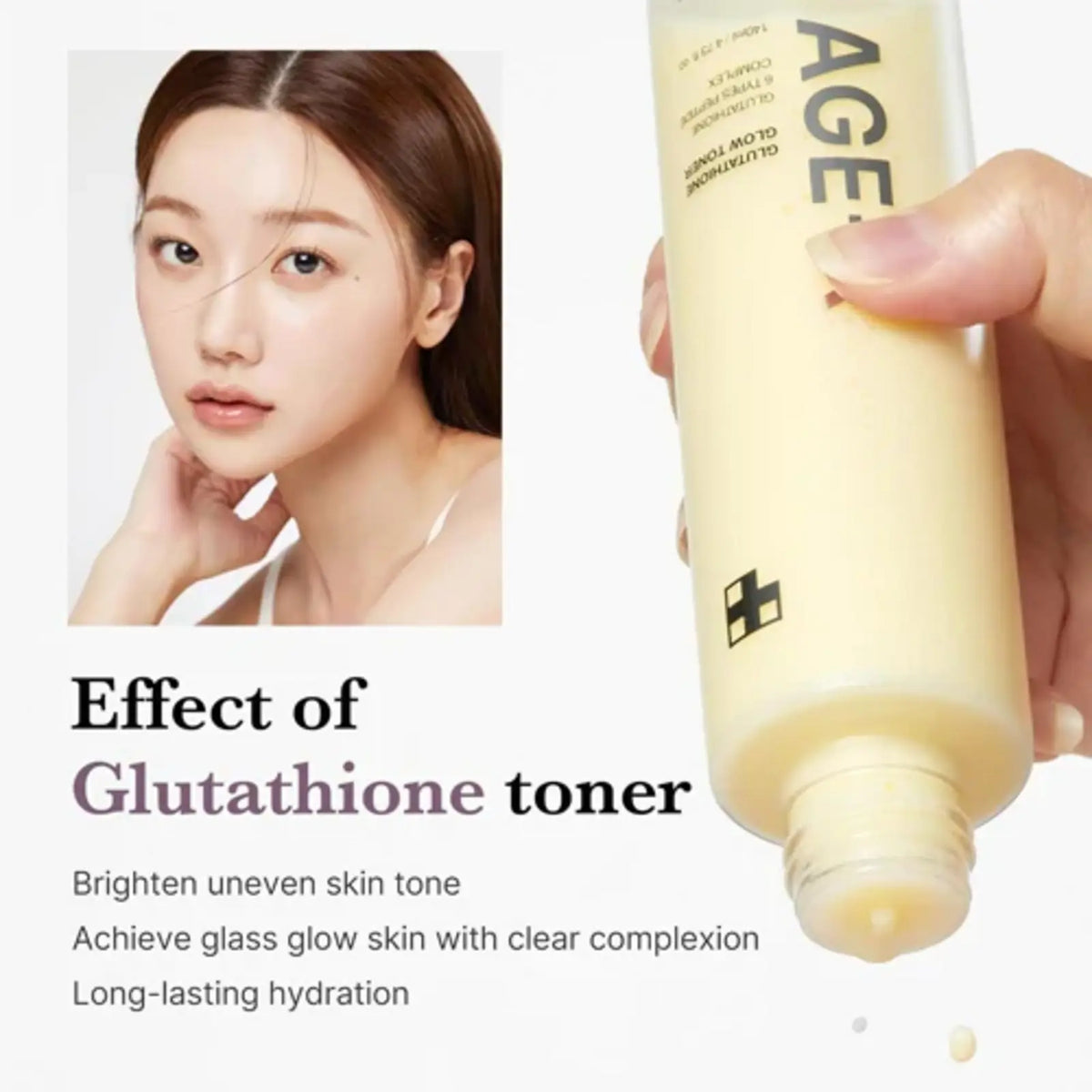 AGE-R Glutathione Glow Milk Toner MEDICUBE