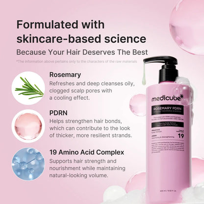 Rosemary PDRN Cooling Thickening Shampoo MEDICUBE