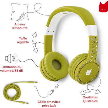 Tonies Whisper Foldable Green headphones Tonies