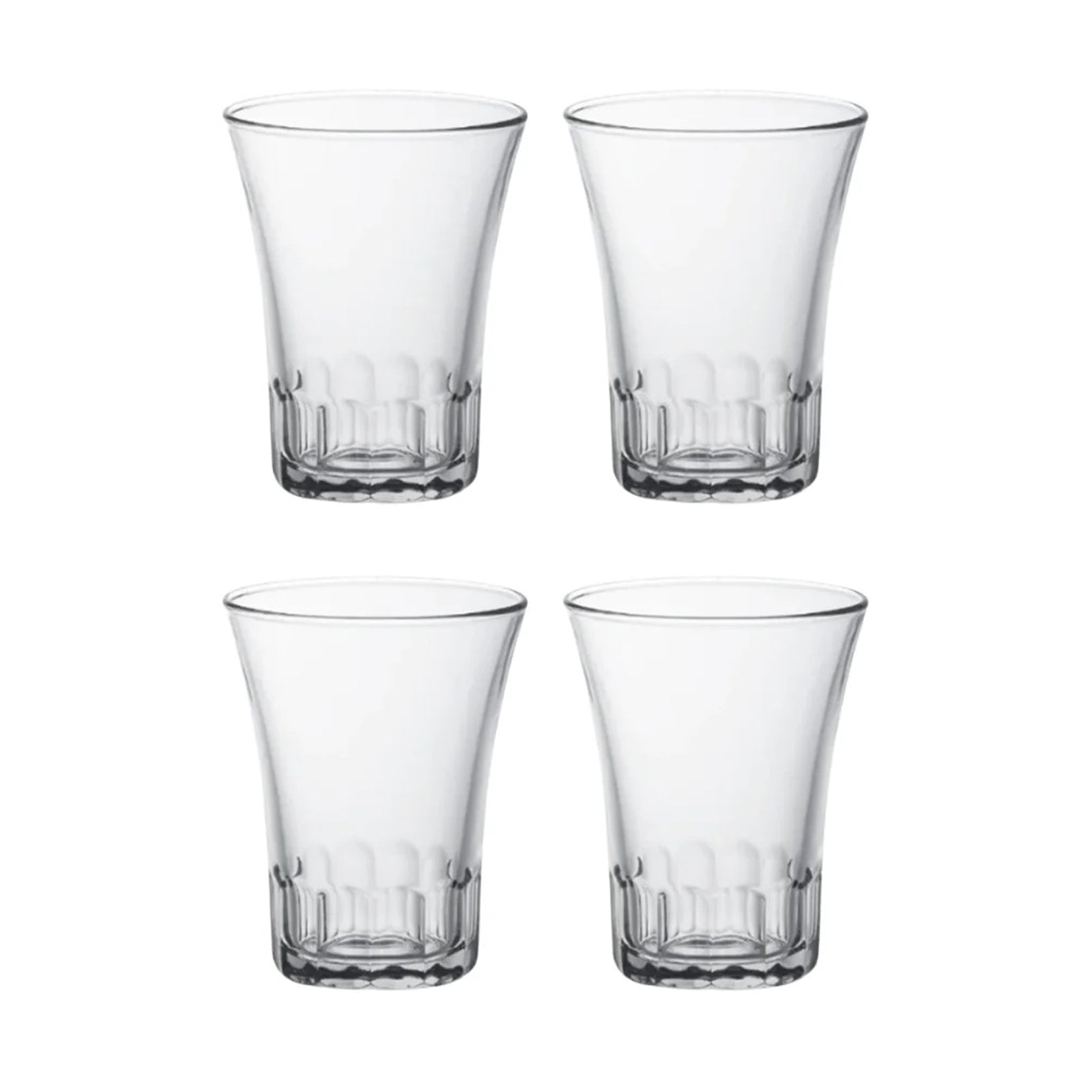 Duralex Set Of 4 DRL Clear Tumbler 9 cl