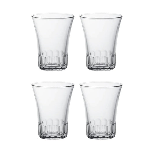 Duralex Set Of 4 DRL Clear Tumbler 9 cl