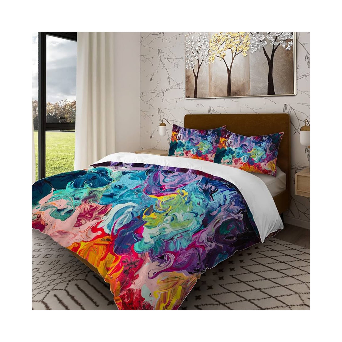 Comforter Multi Color 180X220CM