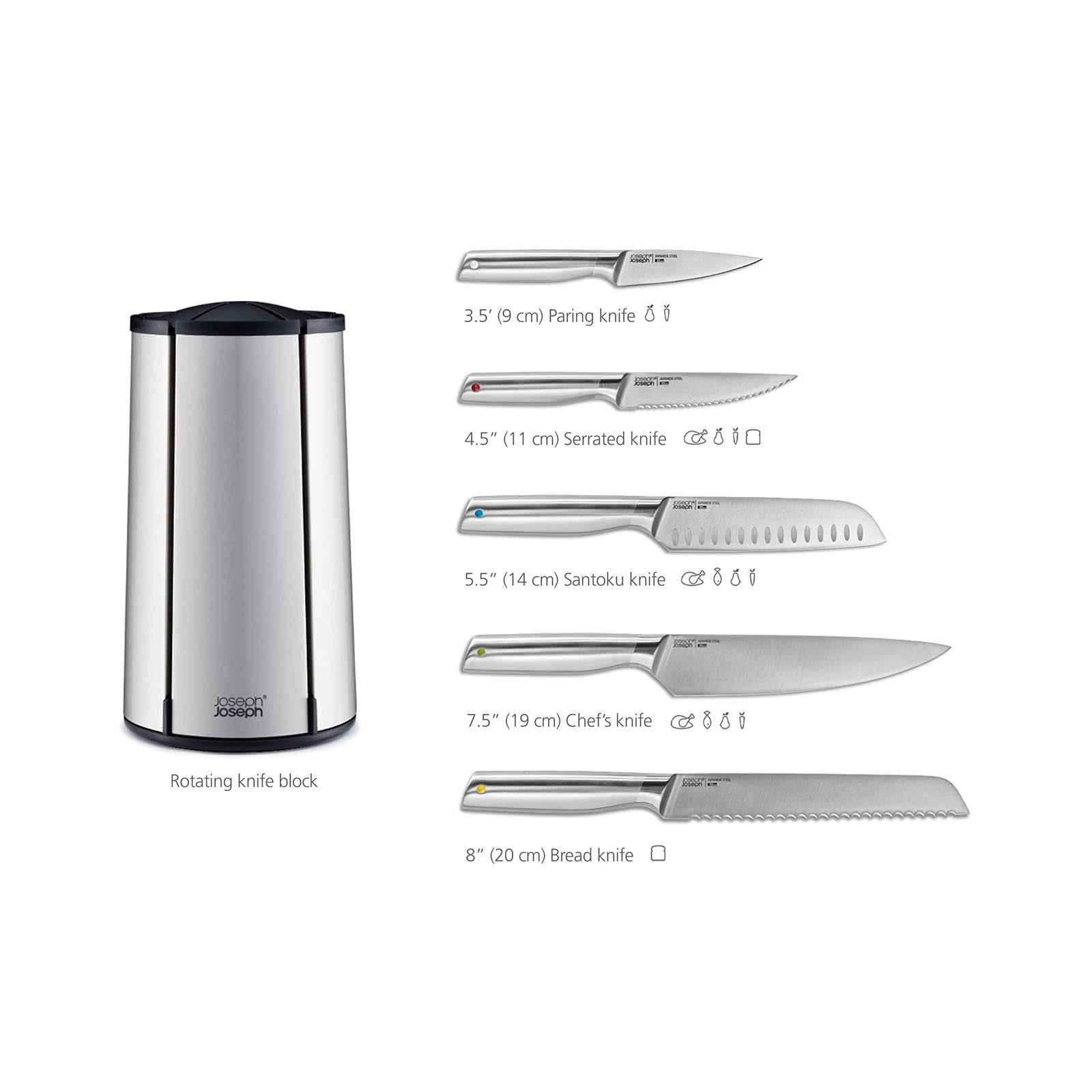 Steel Knives Carousel 5-Piece