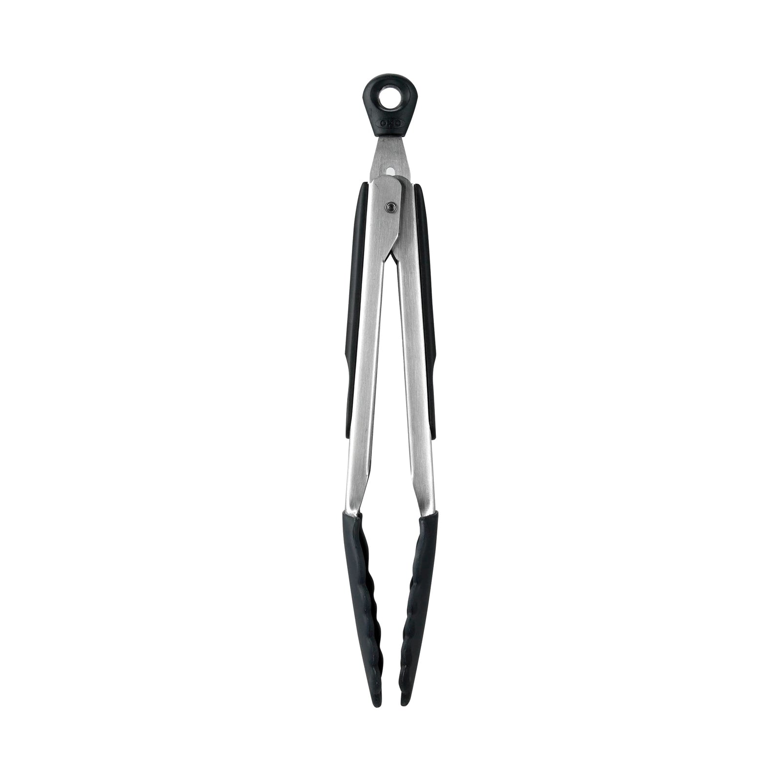 LOCKING TONGS WITH SILICONE HEADS 9"