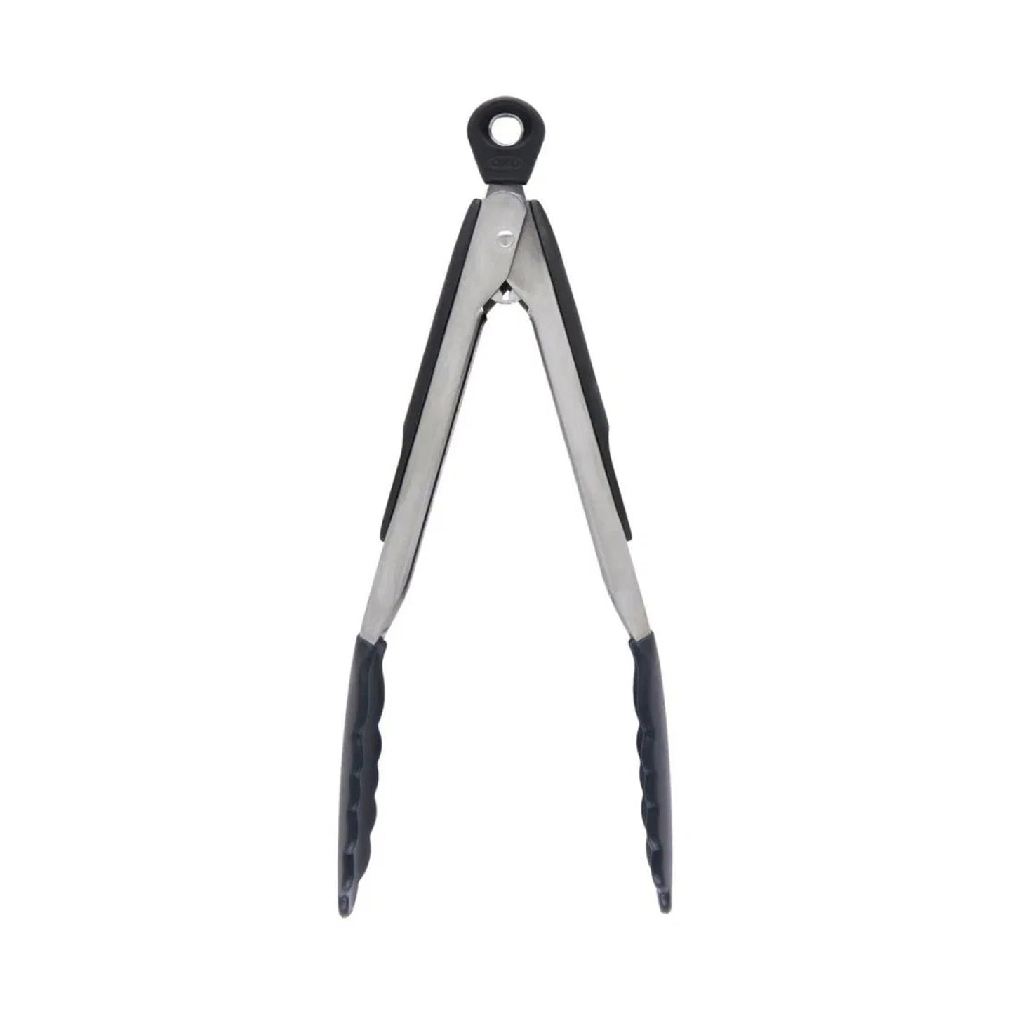 LOCKING TONGS WITH SILICONE HEADS 9"