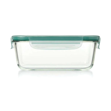 8 CUP SNAP GLASS RECTANGLE CONTAINER