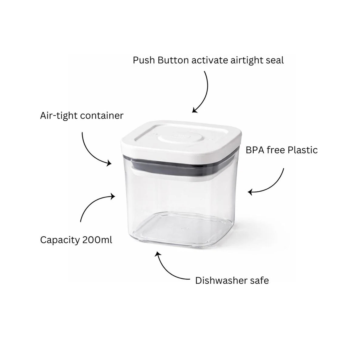 Oxo GG Pop 2.0 Mini Square Mini 0.2L