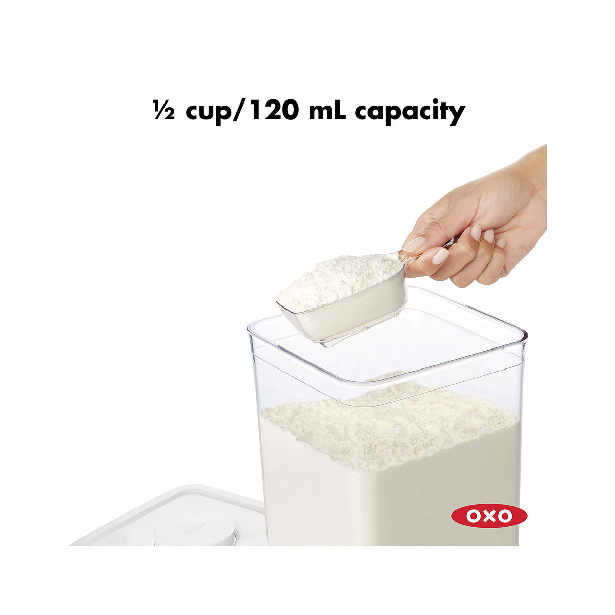 POP CONTAINER 2.0 HALF CUP SCOOP OXO