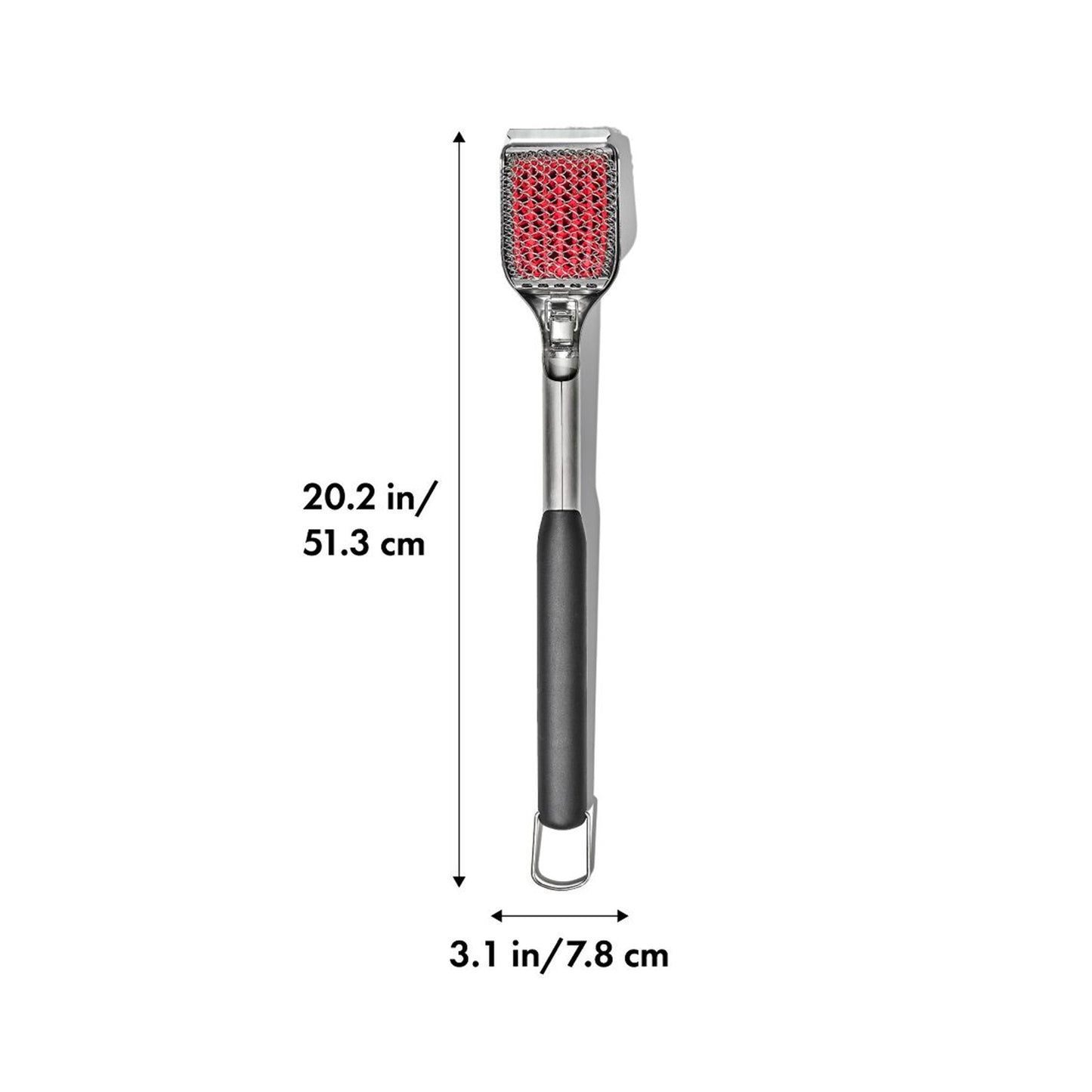COILED GRILL BRUSH WITH REPLACEABLE HEAD OXO