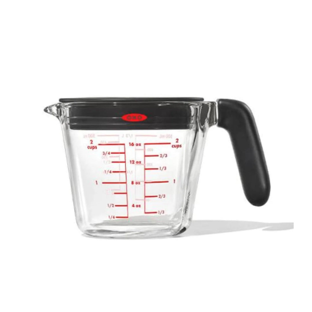 OXO BPA-Free 2-Cup Glass Measuring Cup with Lid 500ML