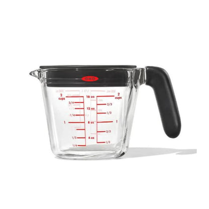 OXO BPA-Free 2-Cup Glass Measuring Cup with Lid 500ML OXO