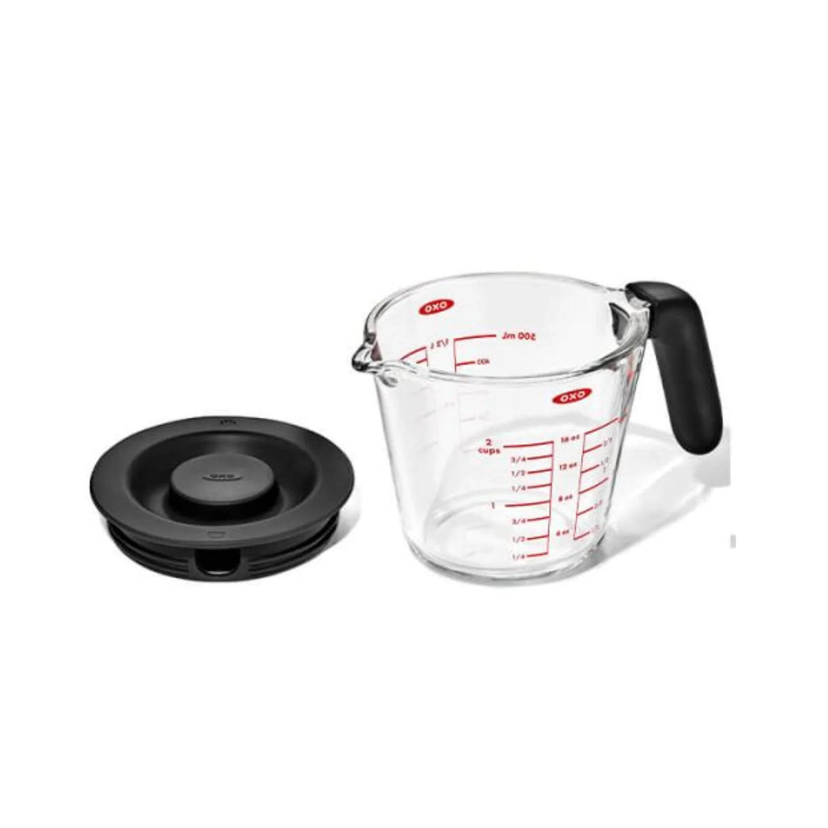 OXO BPA-Free 2-Cup Glass Measuring Cup with Lid 500ML OXO