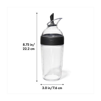 SALAD DRESSING SHAKER BLACK OXO