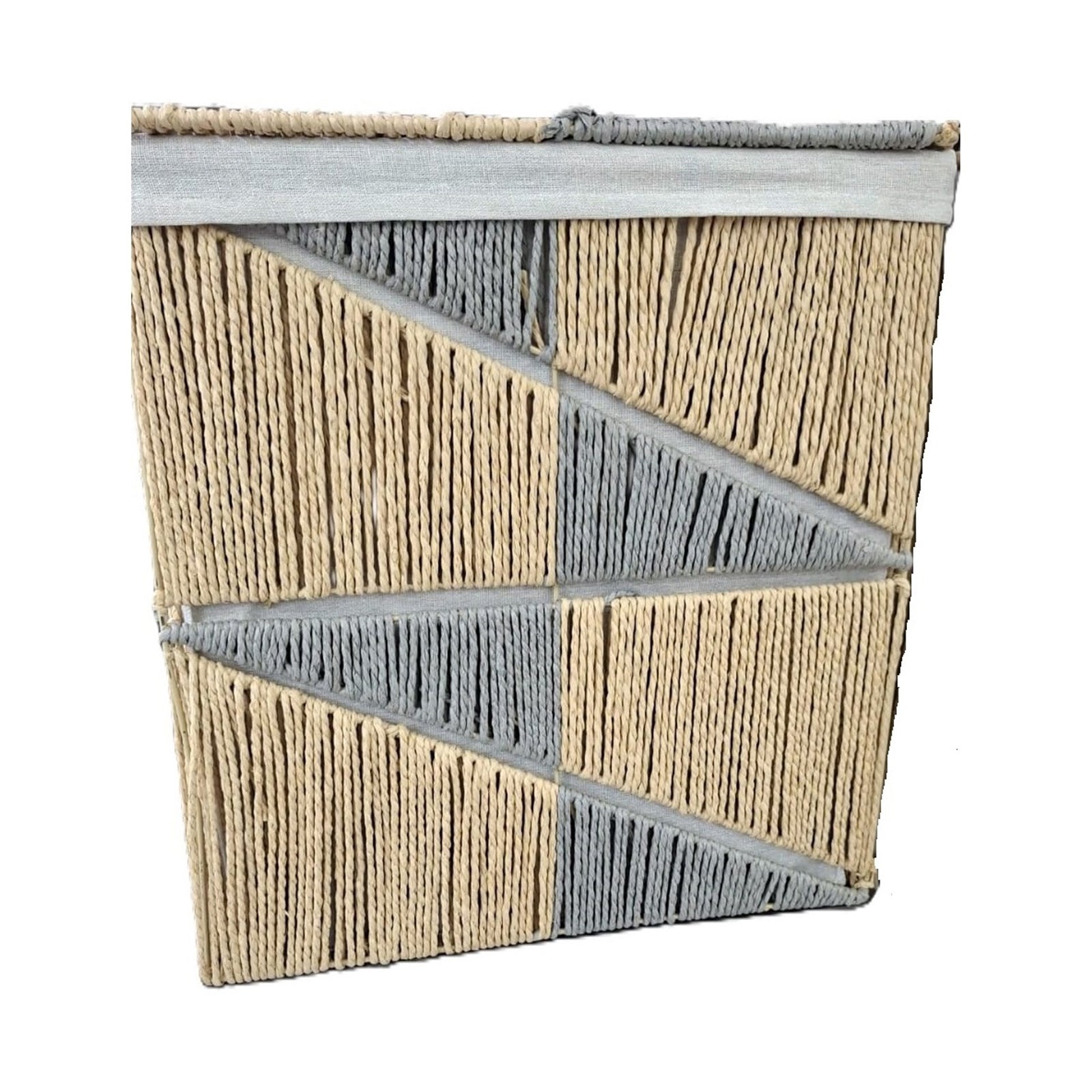 Brown Laundry Basket set With Lid