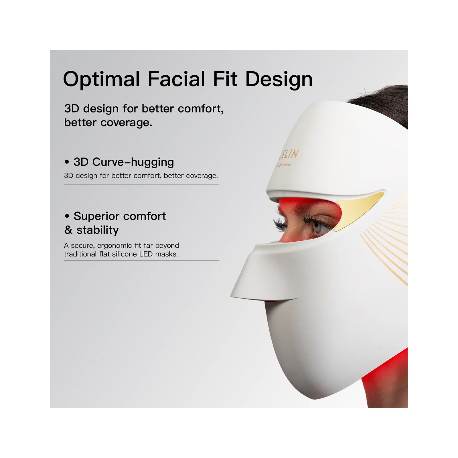 Megelin Duo-Lux LASER&LED Light Therapy Mask