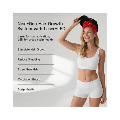 Megelin GrowLux Laser+LED Cap Megelin