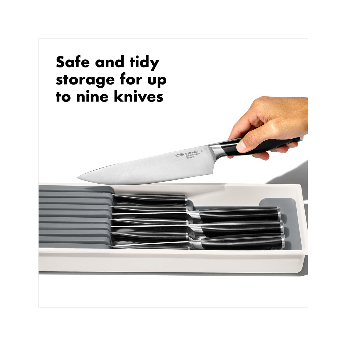 COMPACT KNIFE DRAWER ORGANIZER