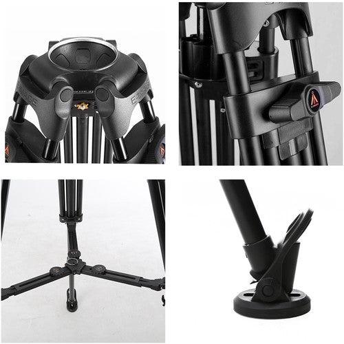 E-Image EK650 Professional Compact Tripod with Fluid Head (75mm) - Cinegear Middle-East S.A.L
