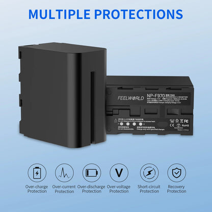 FeelWorld NP-970 Battery with USB-C Charging