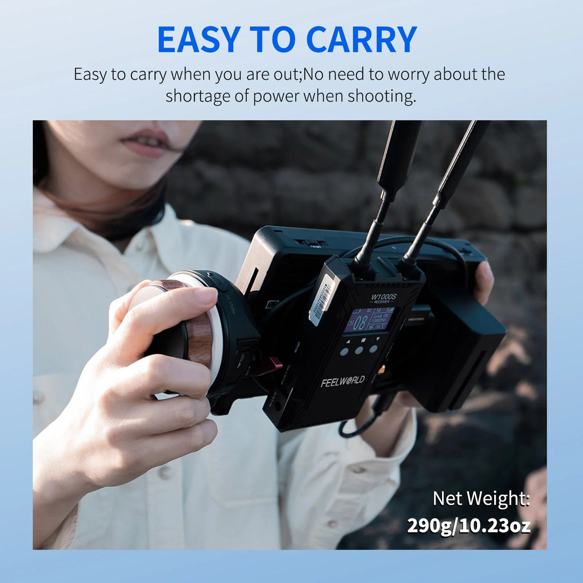 FeelWorld NP-970 Battery with USB-C Charging