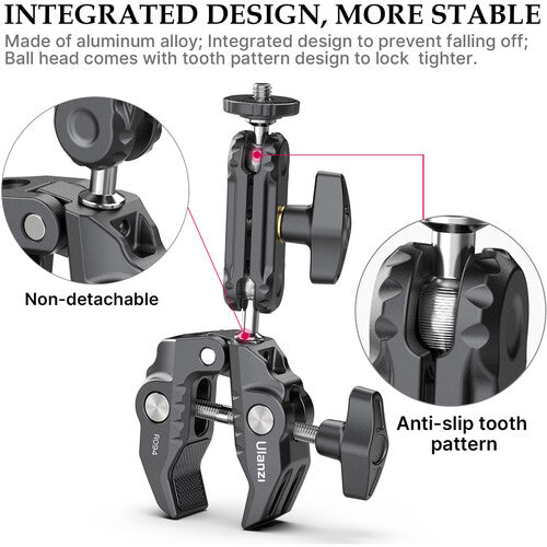 Ulanzi Super Clamp with 2.6" Ball Head Arm