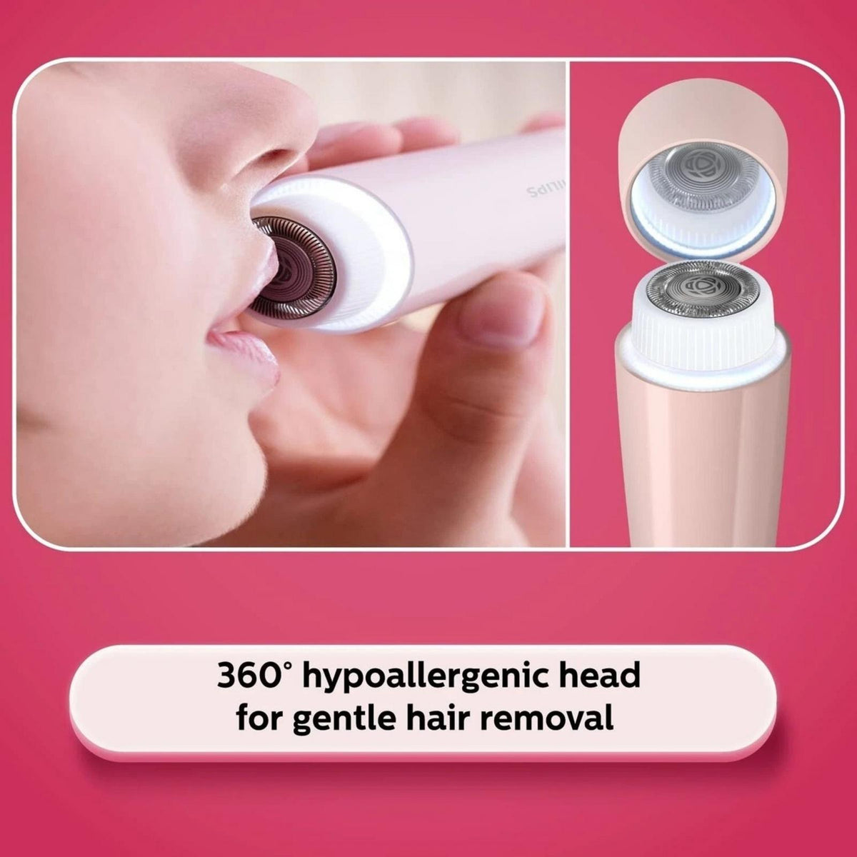 Facial hair remover  cordless for women PHILIPS