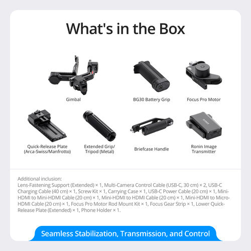 DJI RS 4 Pro Gimbal Stabilizer Combo DJI