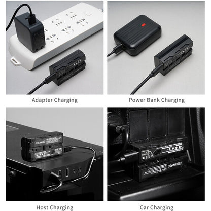 FeelWorld NP-550 Battery with USB-C Charging